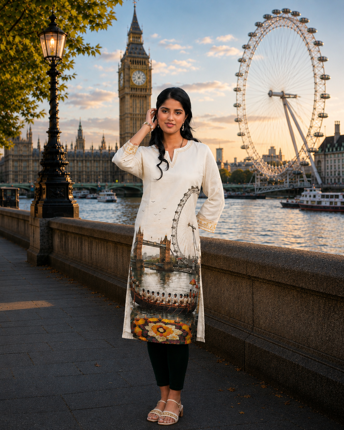 Theresas Originals Onam Kurti (KRT-629)