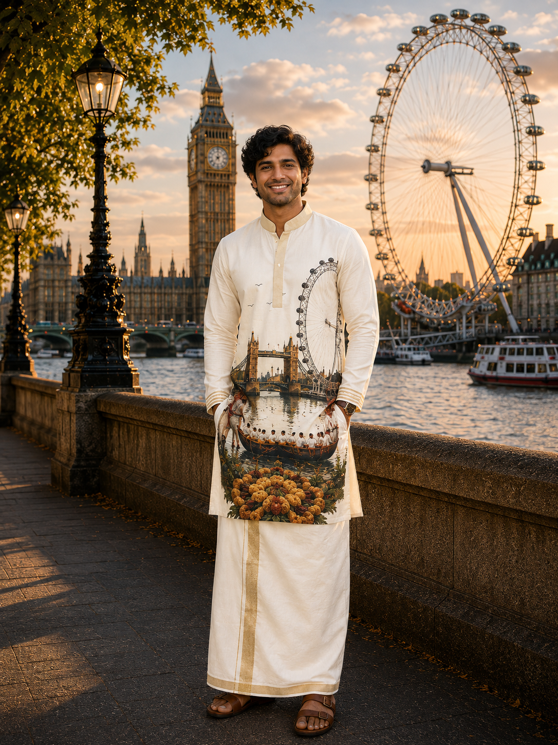 Theresas Originals Onam Men's Kurta (KFM-019)