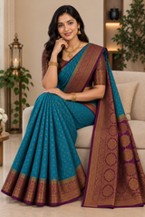 Saree with Stitched Blouse (SAR-557)