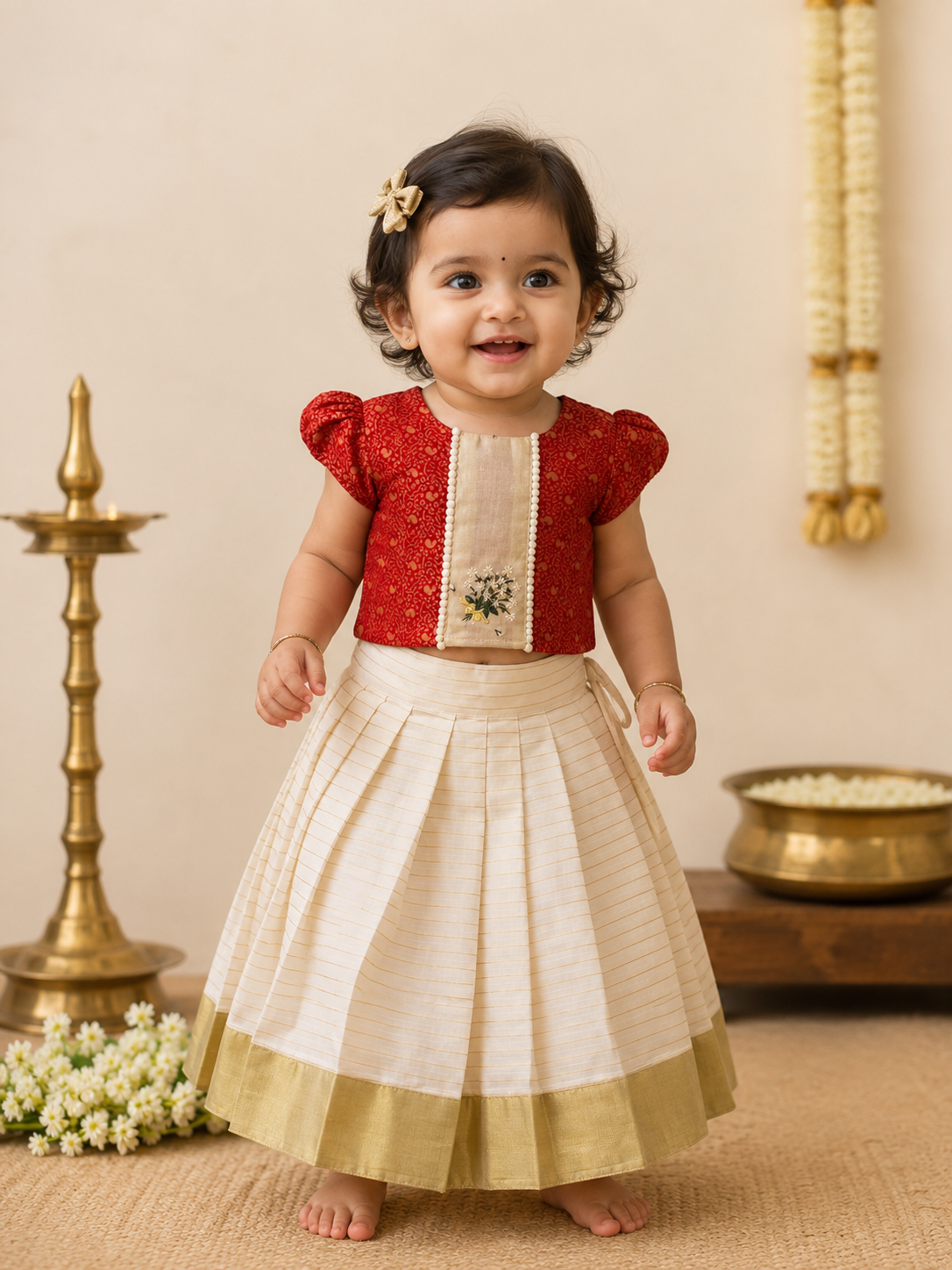 Kid’s Pattu pavada (PPB-098)