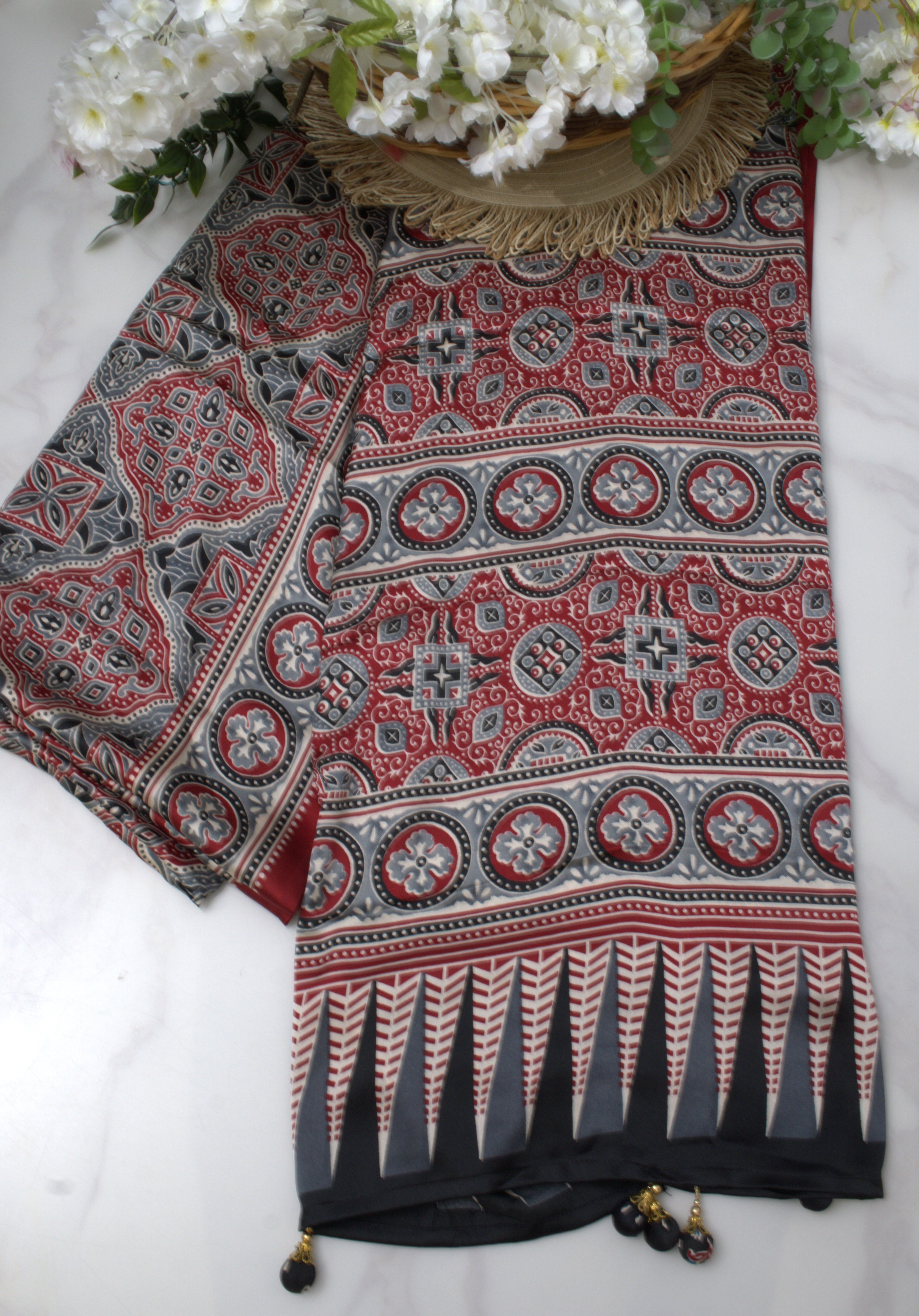 Semi Modal Silk Saree (10033)