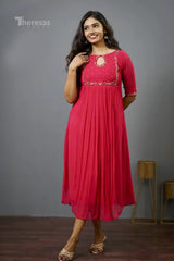 Party Wear Kurthi (KRT-418)
