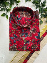 Kids Shirt Mundu Combo(KSM-008)