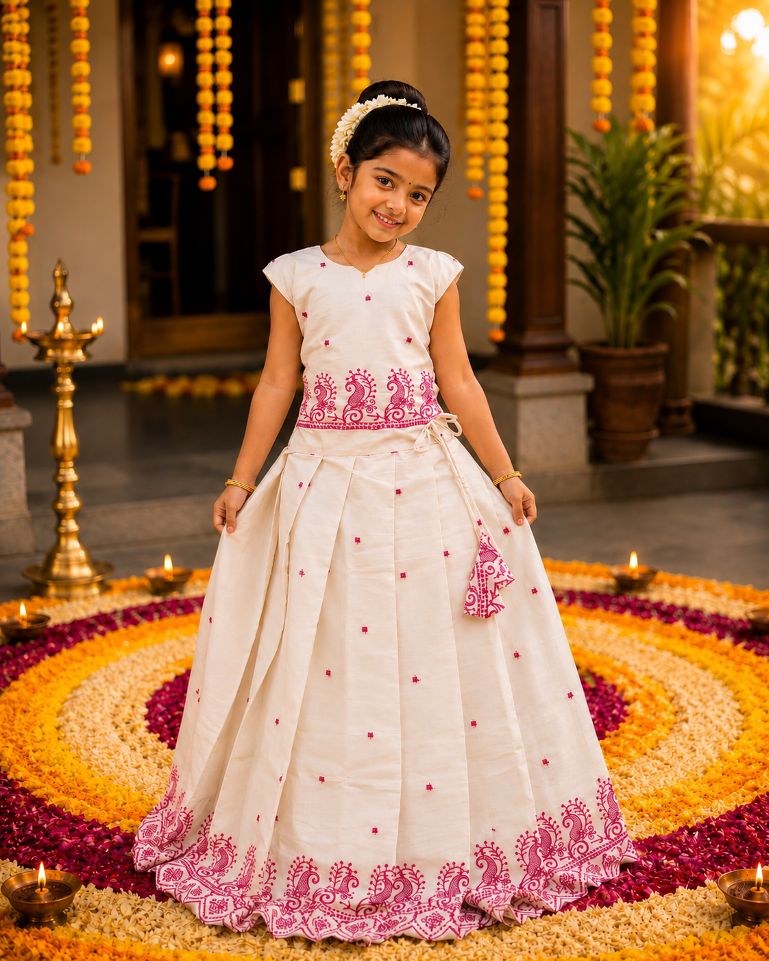 Kid’s Pattu pavada (PPB-112)