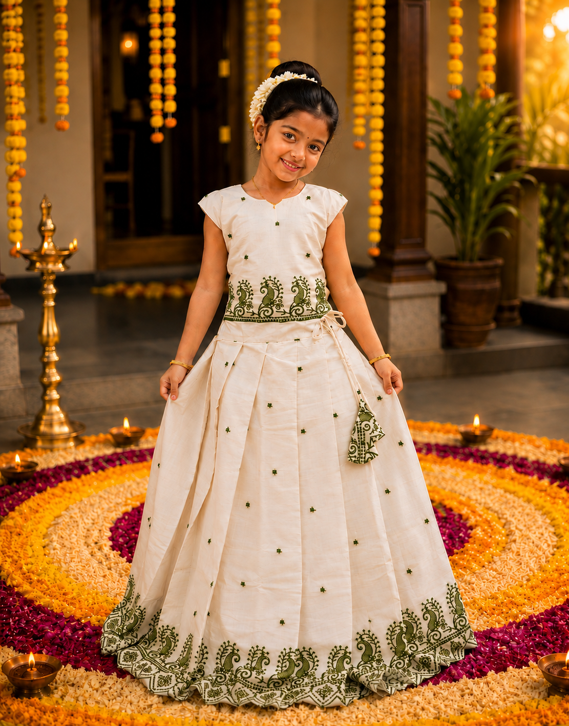 Kid’s Pattu pavada (PPB-112)