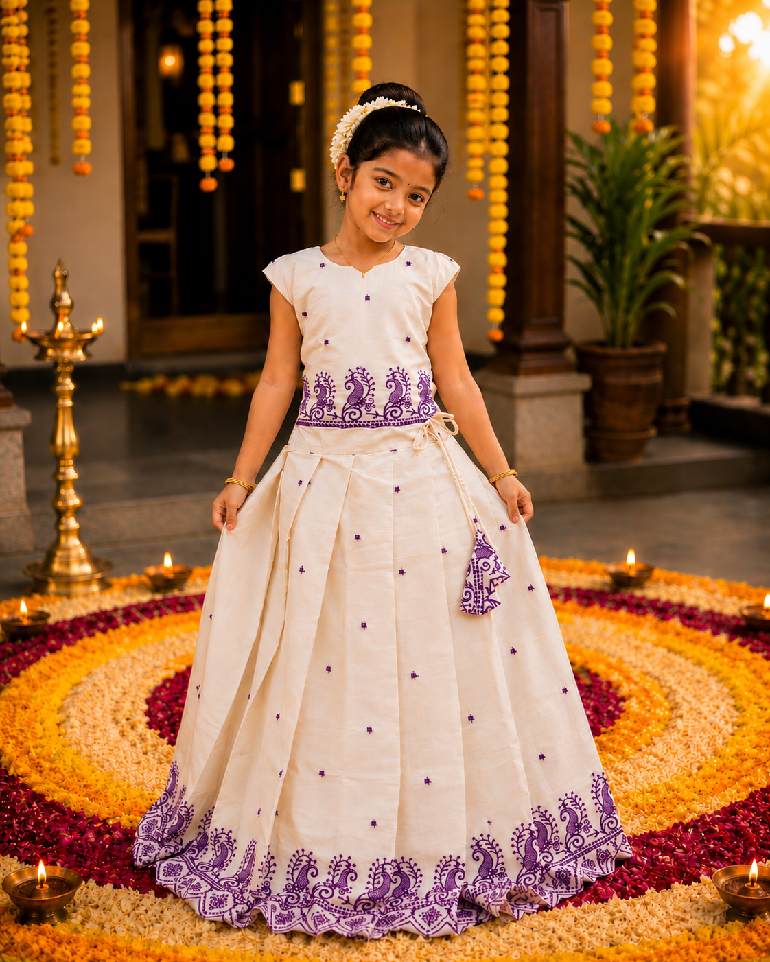 Kid’s Pattu pavada (PPB-112)