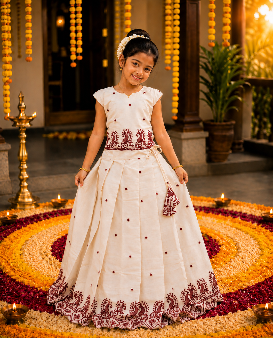 Kid’s Pattu pavada (PPB-112)
