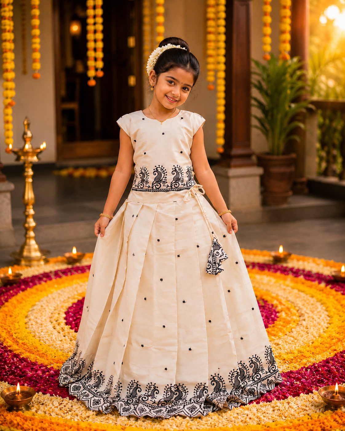 Kid’s Pattu pavada (PPB-112)