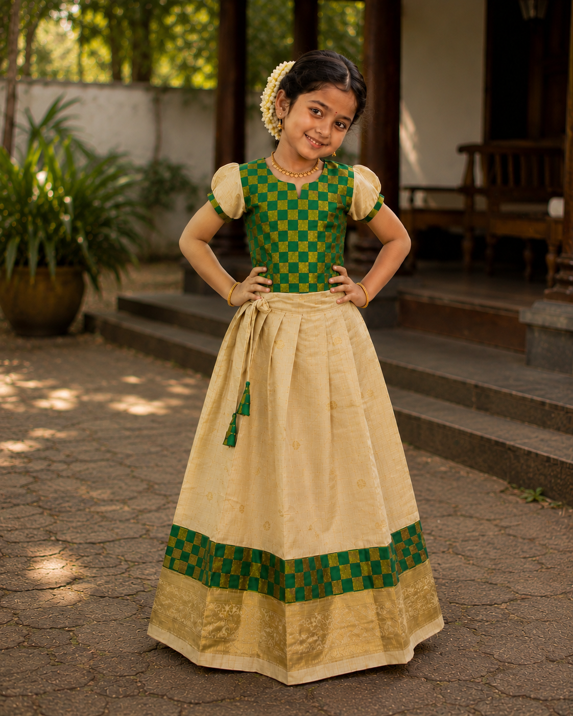 Kid’s Pattu pavada (PPB-116)