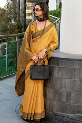 Linen Tissue Silk Saree