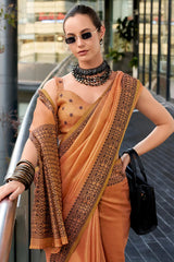 Linen Tissue Silk Saree