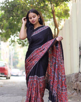 Ajrakh Saree (SAR-233)