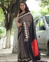 Ajrakh Saree (SAR-230)