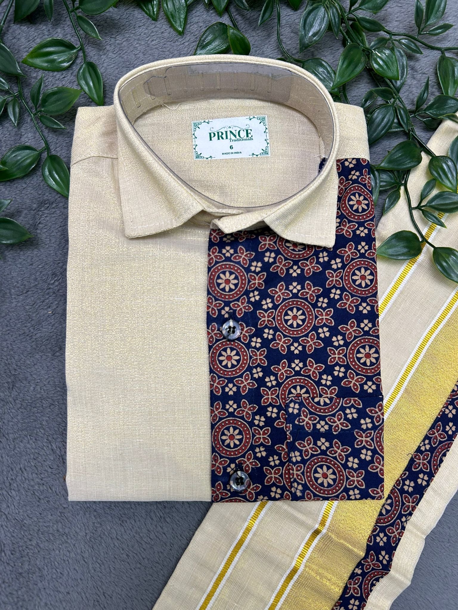 Kids Shirt Mundu Combo (KSM-016)
