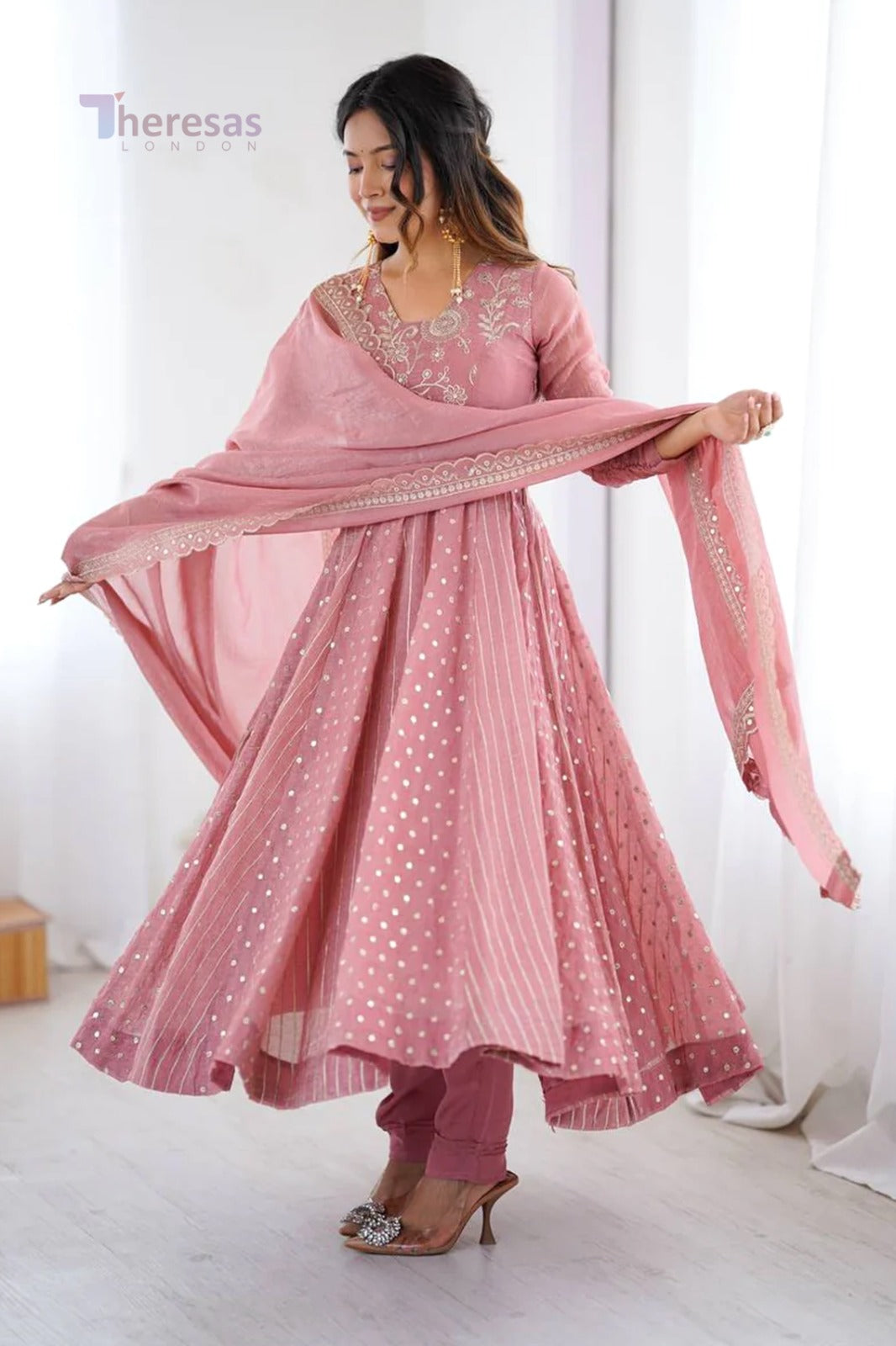 Anarkali Churidar Set(CHR-100)