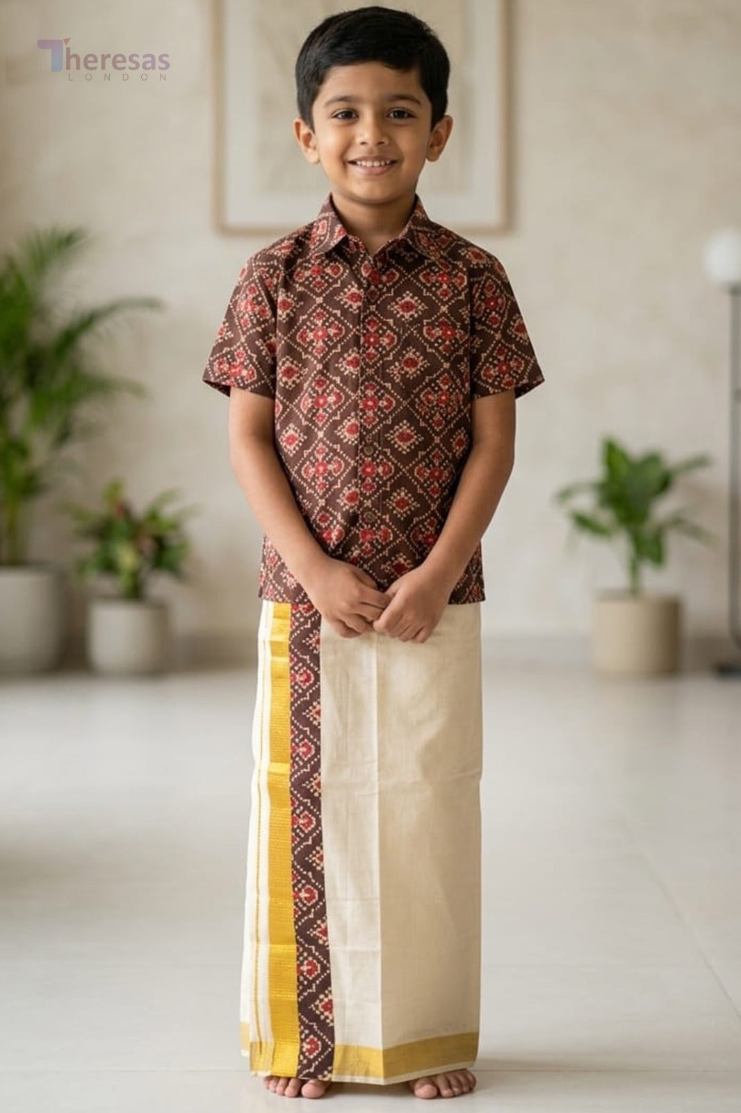 Kids Shirt Mundu Combo (KSM-034)