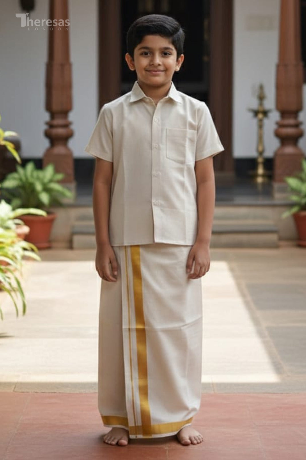 Kids Shirt Mundu Combo (KSM-038)