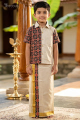 Kids Shirt Mundu Combo (KSM-033)