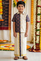 Kids Shirt Mundu Combo (KSM-042)