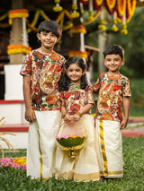 Onam Cultural Kids Tshirt