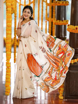 Pookkalam Saree