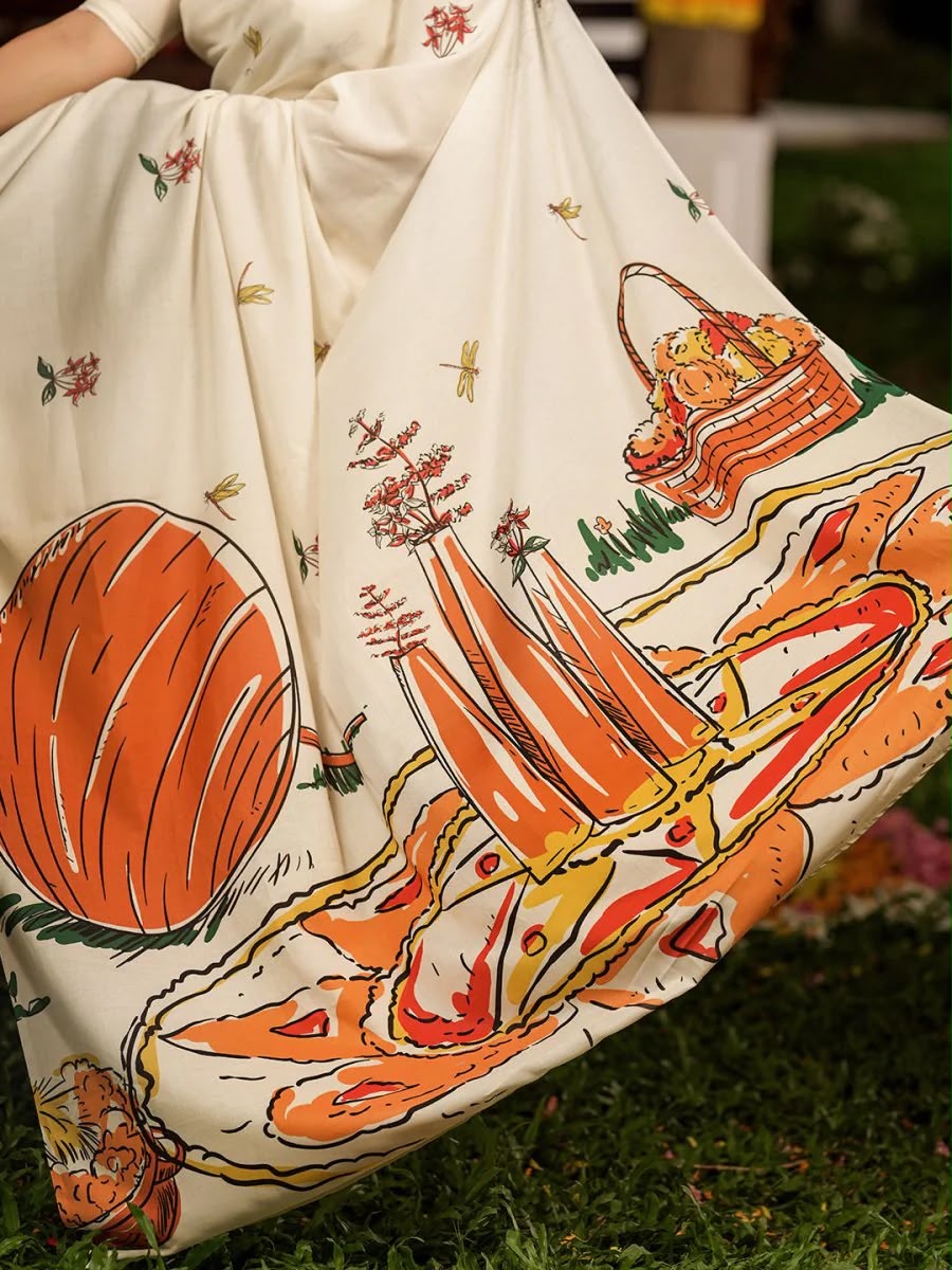 Pookkalam Saree