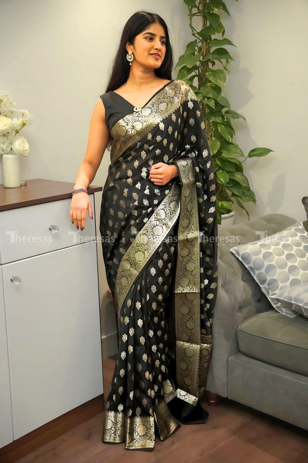 Semi Banarasi Saree