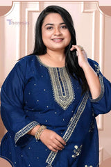 Plus Size Churidar Set (PLS-010)