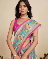 Linen Blend Saree (SAR-344)