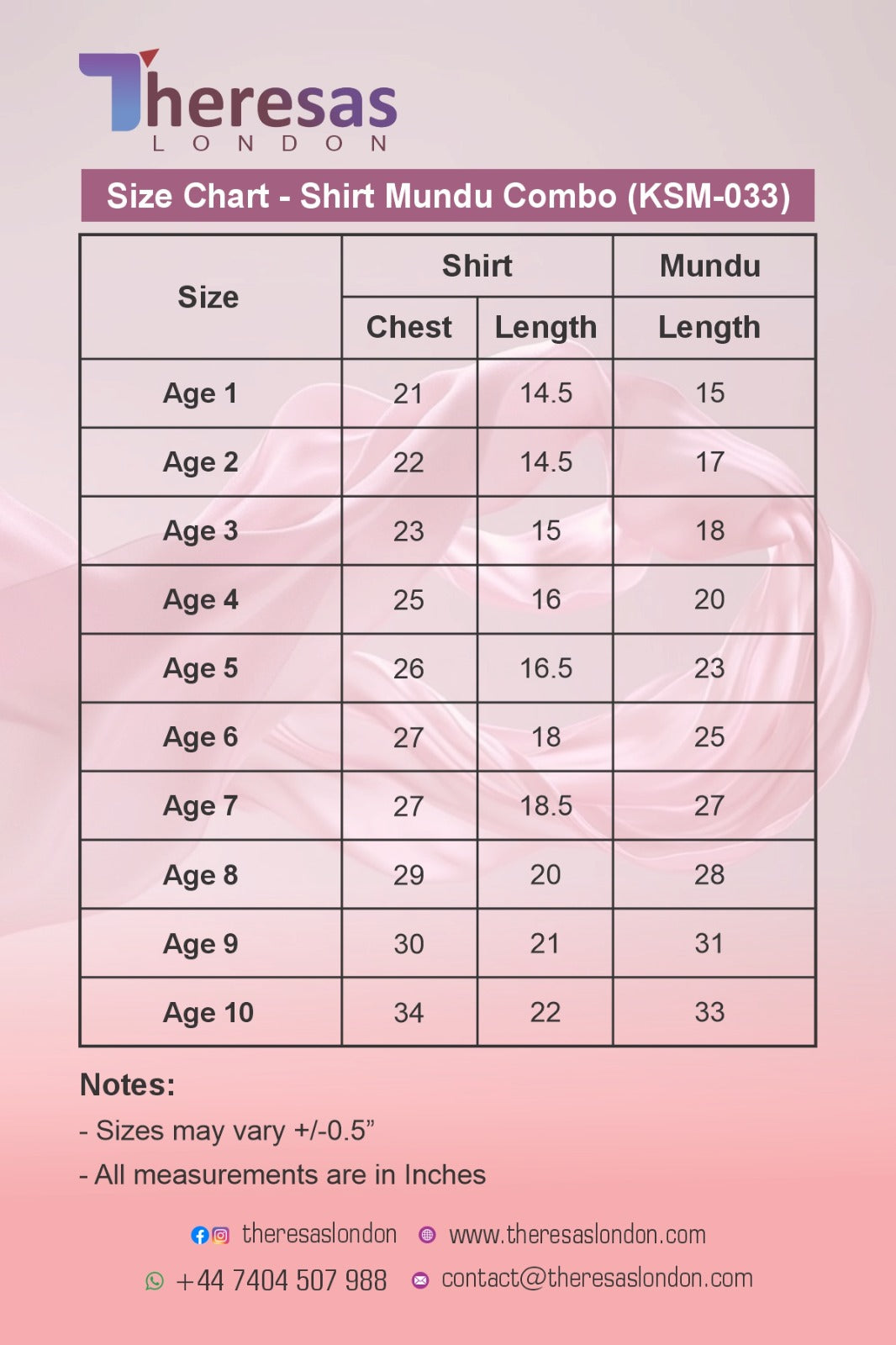 Kids Shirt Mundu Combo (KSM-033)