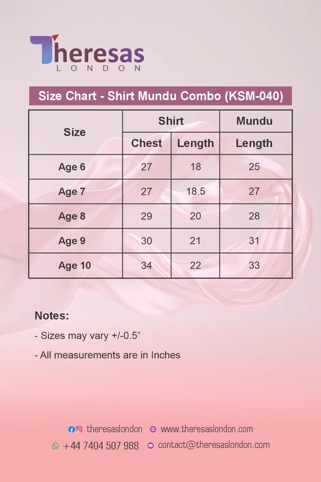 Kids Shirt Mundu Combo (KSM-040)