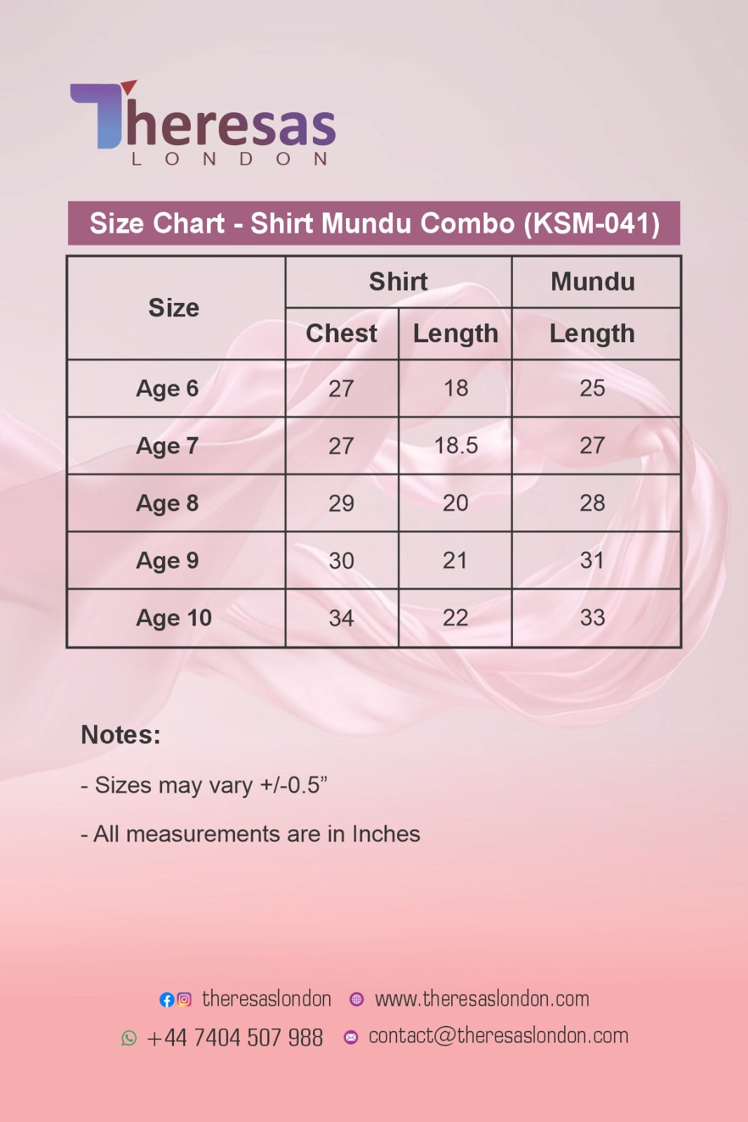 Kids Shirt Mundu Combo (KSM-041)