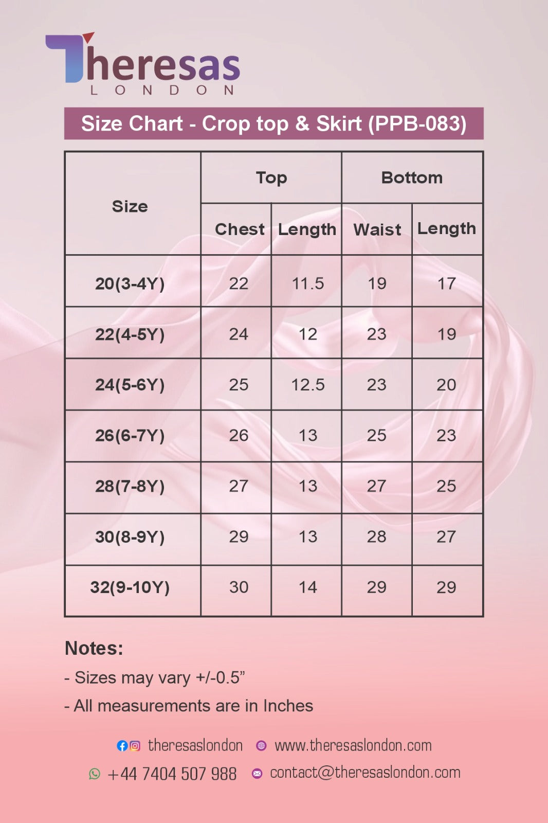 Crop Top & Skirt (PPB-083)